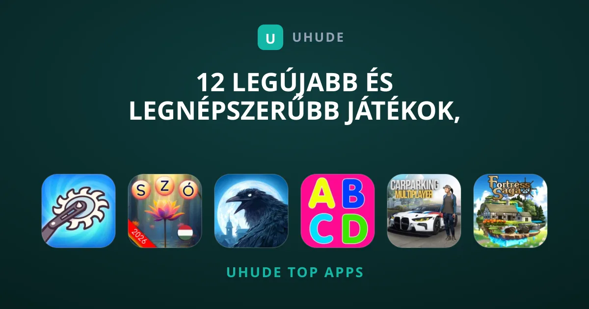 12 legújabb és legnépszerűbb Játékok, amit ki kell próbálnod